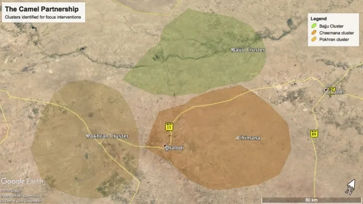 The Camel Partnership — area map
